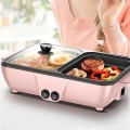 Bếp lẩu nướng điện mini đa năng 2 trong 1 cao cấp E120
