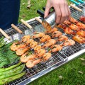 Bếp nướng than ngoài trời BBQ dã ngoại cắm trại E108