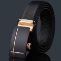Thắt lưng da nam thiết kế lịch lãm chất lượng cao BA659, Mặt vàng
