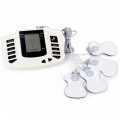 Máy massage trị liệu 4 miếng dán kèm dép massage tiện lợi J149, Máy massage + 4 miếng dán