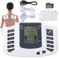 Máy massage trị liệu 4 miếng dán kèm dép massage tiện lợi J149, Máy massage + 4 miếng dán