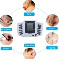 Máy massage trị liệu 4 miếng dán kèm dép massage tiện lợi J149, Máy massage + 4 miếng dán