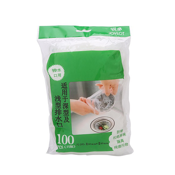 Combo 500 túi lưới lọc rác bồn rửa chén bát có đầu chun co giãn N134