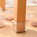 Combo 4 dụng cụ bọc chân bàn ghế trong suốt chống trơn trượt N239, Loại hình tròn size to (25-29mm)