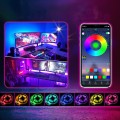 Đèn led đổi màu 16 triệu màu có điều khiển từ xa V107, 1m + dây kết nối app