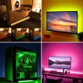 Đèn led đổi màu 16 triệu màu có điều khiển từ xa V107, 1m + dây kết nối app