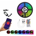 Đèn led đổi màu 16 triệu màu có điều khiển từ xa V107, 1m + dây kết nối app