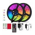Đèn led đổi màu 16 triệu màu có điều khiển từ xa V107, 1m + dây kết nối app