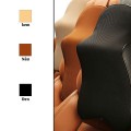 Gối tựa đầu cao su non cao cấp cho xe hơi P141, Màu đen 