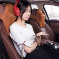 Gối tựa đầu cao su non cao cấp cho xe hơi P141, Màu đen 