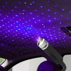 Đèn led chiếu trần xe hơi ô tô trần nhà cắm Usb tiện lợi P182, Màu tím 