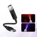 Đèn led chiếu trần xe hơi ô tô trần nhà cắm Usb tiện lợi P182, Màu tím 