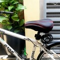 Bọc yên xe đạp thể thao cao cấp, êm ái thoáng khí P177, Màu đen phối đỏ