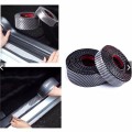 Miếng dán chống xước ô tô chất liệu cao su mạ cacbon cao cấp P175,  Bản rộng 5cm (dài 1m)