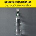 Băng keo 2 mặt trong suốt siêu dính cường lực N306, Loại 1cm	