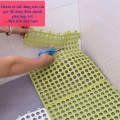 Thảm nhựa chống trơn trượt lót sàn nhà tắm, nhà vệ sinh N304, Màu ghi