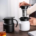 Ấm pha trà giữ nhiệt có lưới lọc dung tích 1 lít tiện lợi BA265, Màu đen - Không hiển thị nhiệt độ