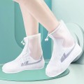 Bọc giày đi mưa dây rút cổ chân có đế chống trơn trượt Z115, Size M (26.5cm)