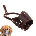 Rọ mõm da mềm có đai nới cho chó chống cắn sủa BA671, Size S (5-10kg)
