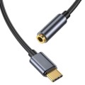 Cáp chuyển đổi type C sang cổng 3.5mm hỗ trợ truyền âm thanh 24-bit Y134