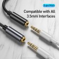 Cáp chuyển đổi type C sang cổng 3.5mm hỗ trợ truyền âm thanh 24-bit Y134