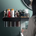 Bộ nhả kem đánh răng thông minh dính tường cao cấp BA329, Bộ 2 cốc
