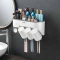 Kệ để đồ nhà tắm dán tường kèm cốc thông minh N237