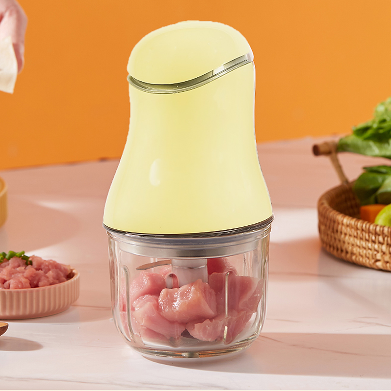 Máy xay mini đa năng 6 lưỡi xay tỏi ớt, đồ ăn dặm BA299