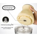 Máy xay mini đa năng 6 lưỡi xay tỏi ớt, đồ ăn dặm BA299