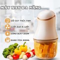 Máy xay mini đa năng 6 lưỡi xay tỏi ớt, đồ ăn dặm BA299