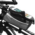 Túi đựng đồ treo khung xe đạp có ngăn để điện thoại cao cấp P135