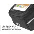 Túi đựng đồ treo khung xe đạp có ngăn để điện thoại cao cấp P135