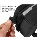 Túi đựng đồ treo khung xe đạp có ngăn để điện thoại cao cấp P135