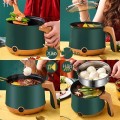 Nồi lẩu điện mini 2 tầng đa năng kèm khay hấp tiện lợi BA214