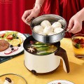 Nồi lẩu điện mini 2 tầng đa năng kèm khay hấp tiện lợi BA214