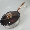 Bộ nồi 6 món đáy từ 5 lớp nắp kính chịu lực cao cấp BA298