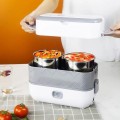 Hộp cơm cắm điện văn phòng 2 tầng đa năng BA195