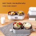 Hộp cơm cắm điện văn phòng 2 tầng đa năng BA195