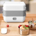 Hộp cơm cắm điện văn phòng 2 tầng đa năng BA195