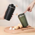 Cốc cà phê giữ nhiệt 500ml thiết kế nắp chống tràn cao cấp BA181