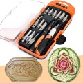 Bộ dao điêu khắc, trạm chổ chuyên dụng 14 chi tiết N282
