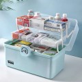 Hộp đựng thuốc và đồ dùng cá nhân cho gia đình 3 tầng gấp gọn BA136