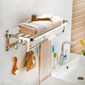 Giá treo khăn kết hợp để đồ nhà tắm có thể gấp gọn tiện lợi T140