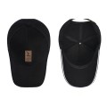Mũ lưỡi trai vải kaki cotton cao cấp X108, Màu đen 