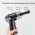 Máy hút bụi mini cầm tay không dây sạc điện thông minh E158, Loại 1 pin