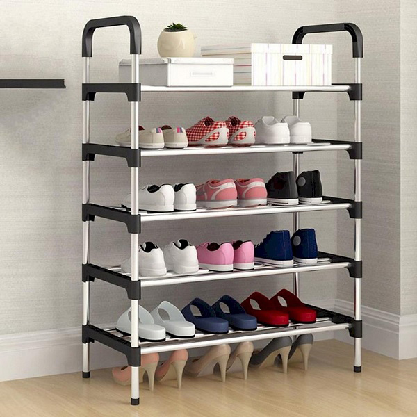 [Mẫu mới siêu chắc chắn] Kệ để giày dép 5 tầng khung hợp kim đa năng siêu bền N116