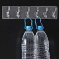 Thanh 6 móc treo đồ dán tường siêu dính chịu lực đa năng N320