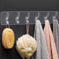 Thanh 6 móc treo đồ dán tường siêu dính chịu lực đa năng N320
