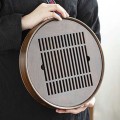 Khay trà tre tròn có khoang chứa nước tiện dụng, Loại nhỏ 25x25x5 (cm)
