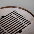 Khay trà tre tròn có khoang chứa nước tiện dụng, Loại nhỏ 25x25x5 (cm)